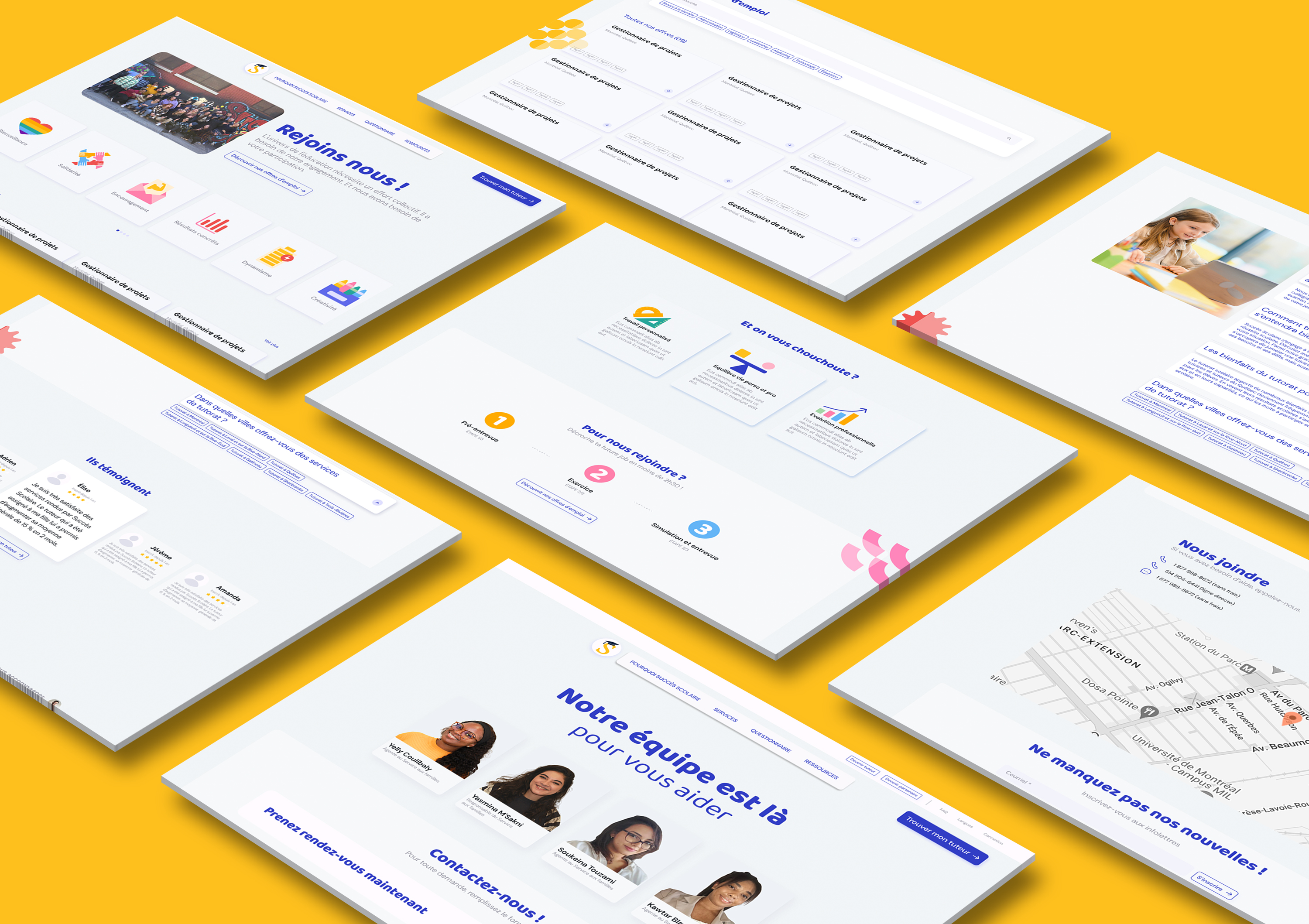 Une stratégie de marque pour Succès Scolaire — application de la marque