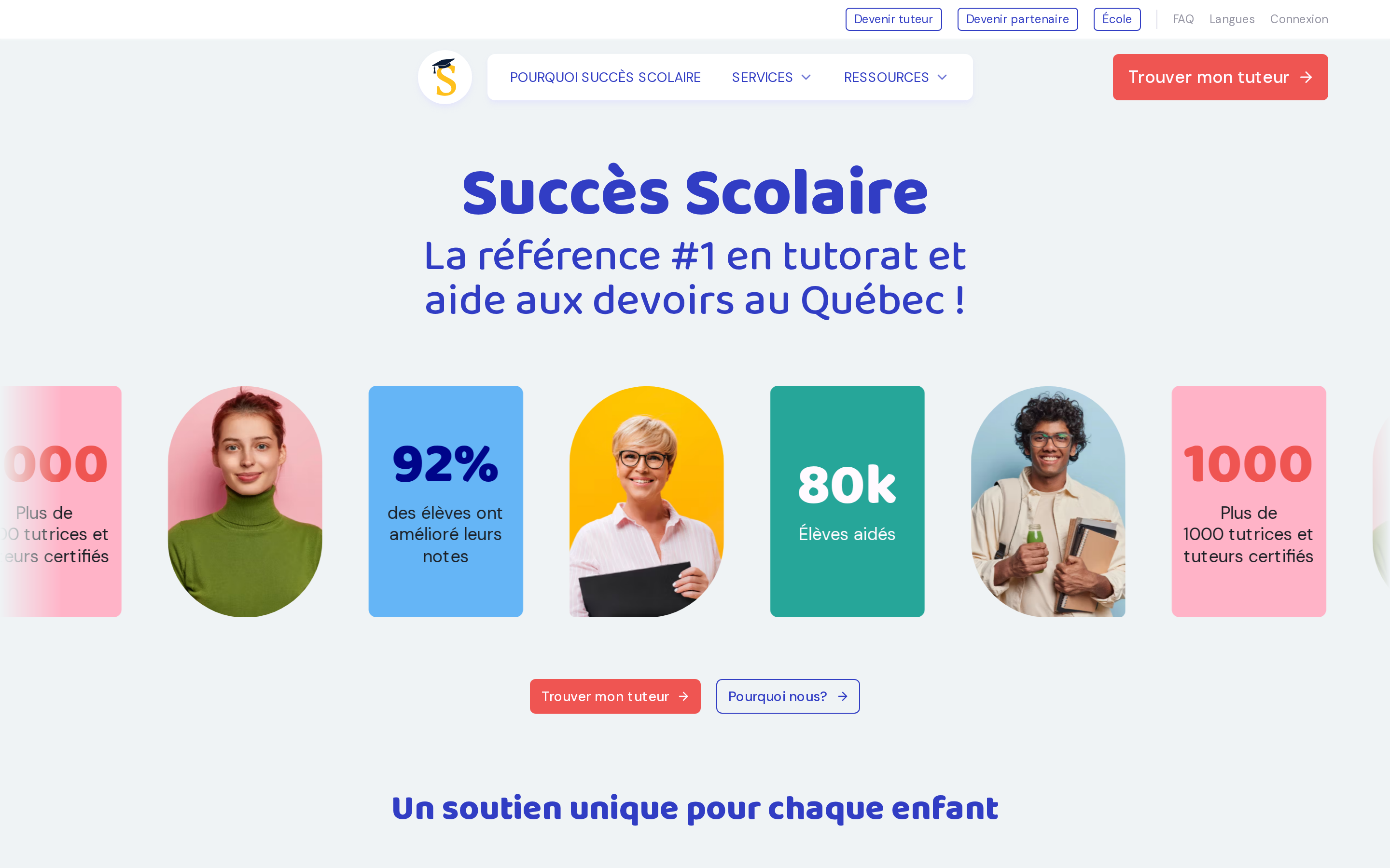 Une stratégie de marque pour Succès Scolaire