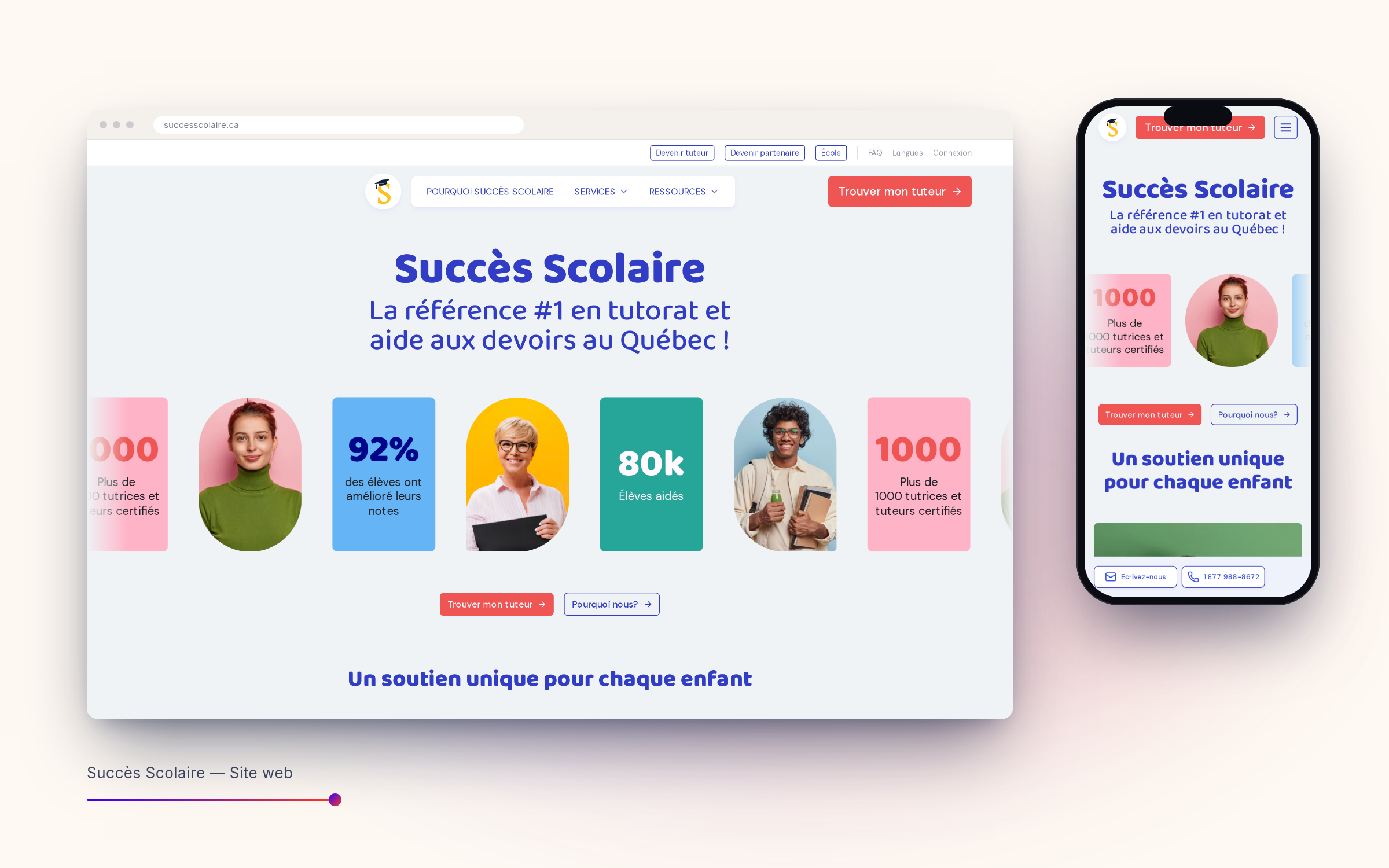 Une stratégie de marque pour Succès Scolaire