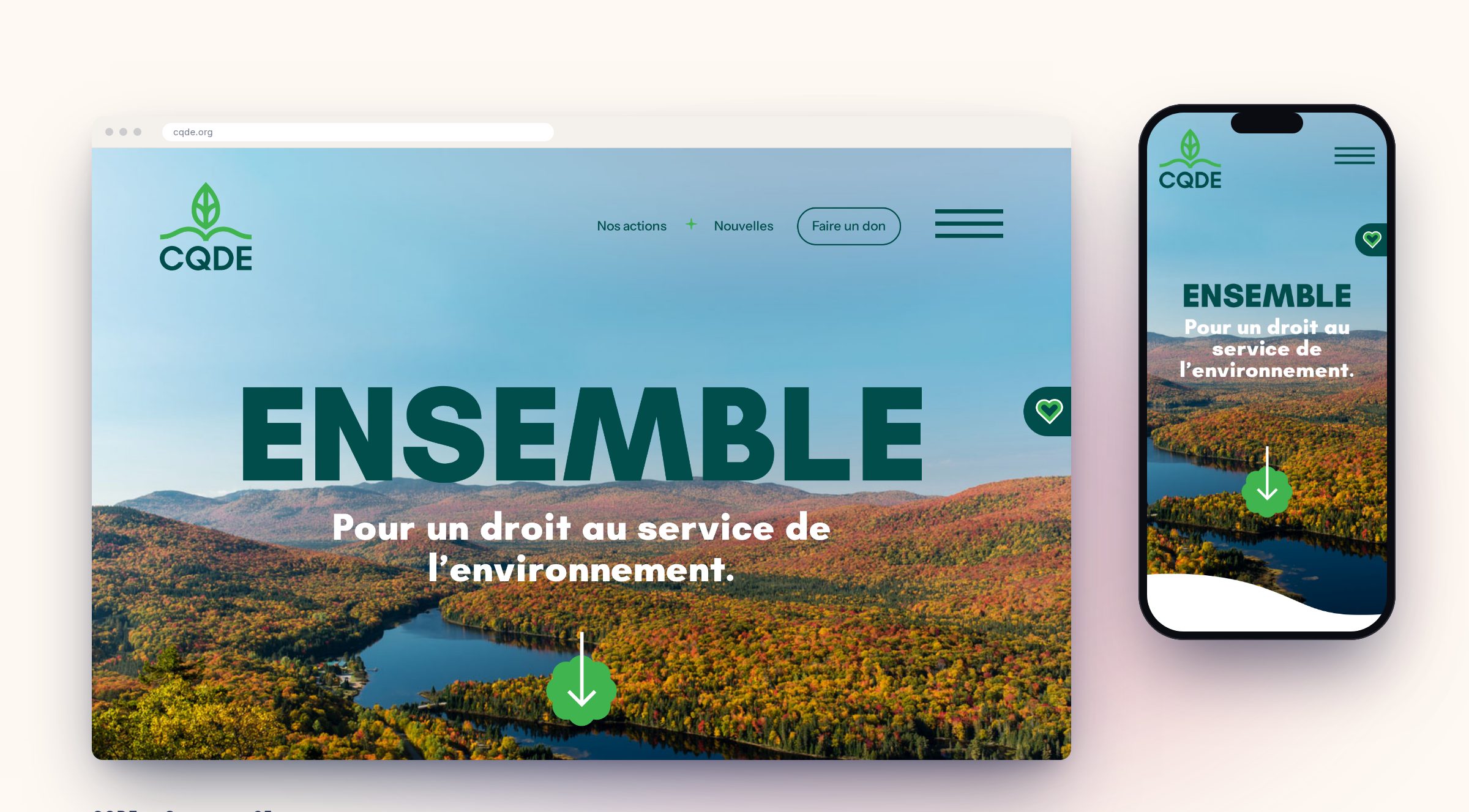 cqde.org, desktop et mobile